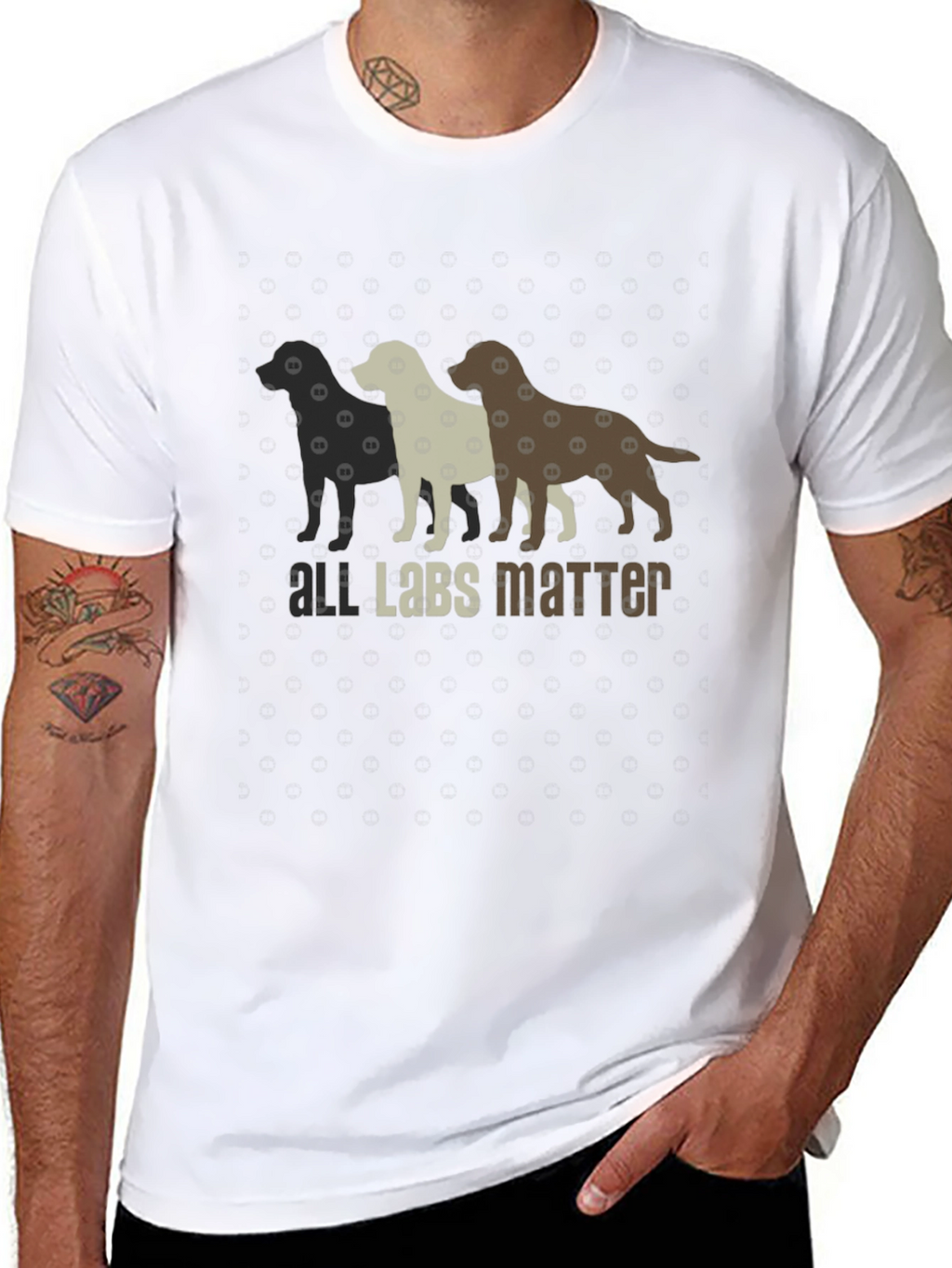 All Labs Matter Black Graphic Tee