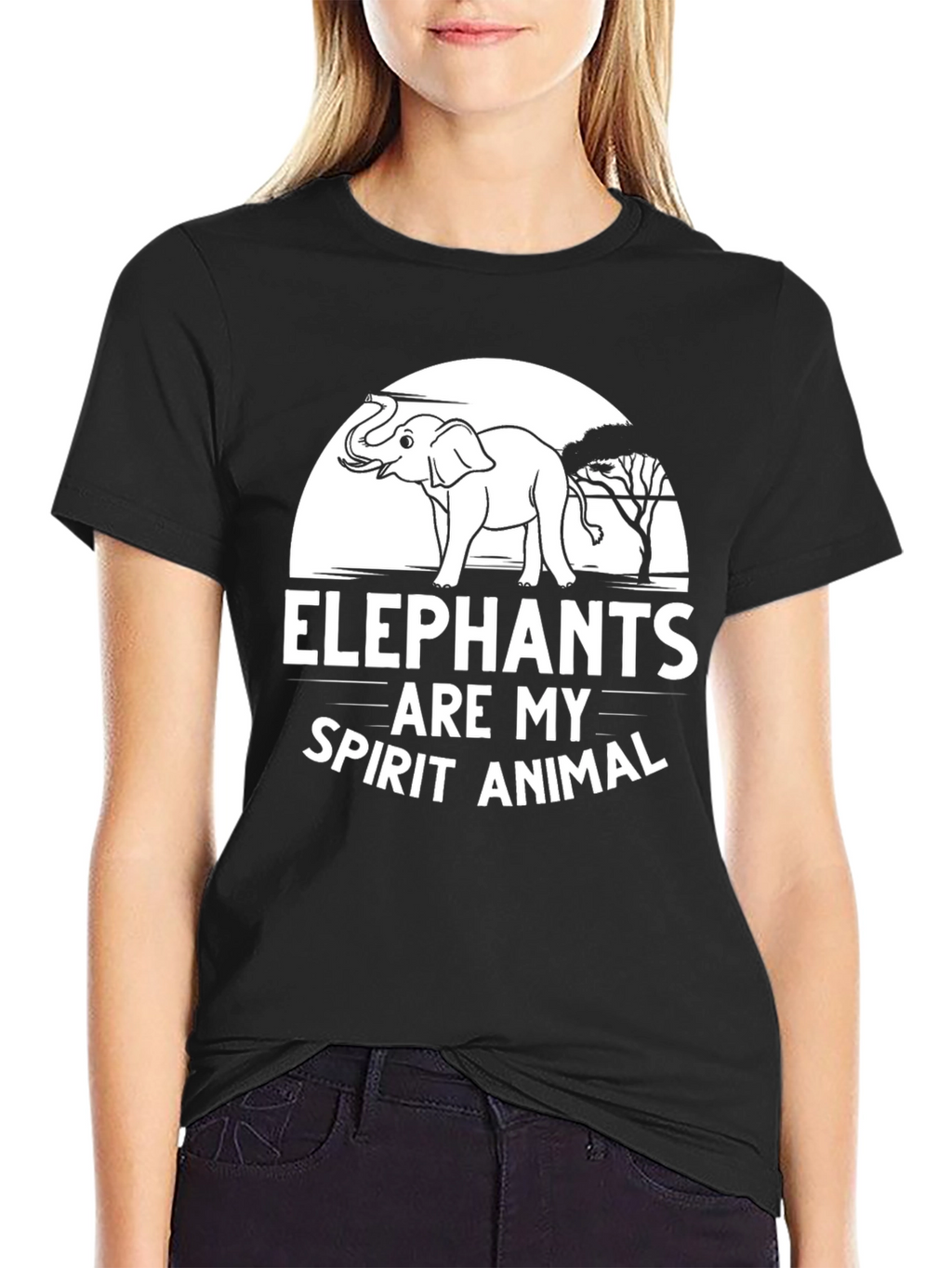 Elephant Spirit Animal Graphic Tee