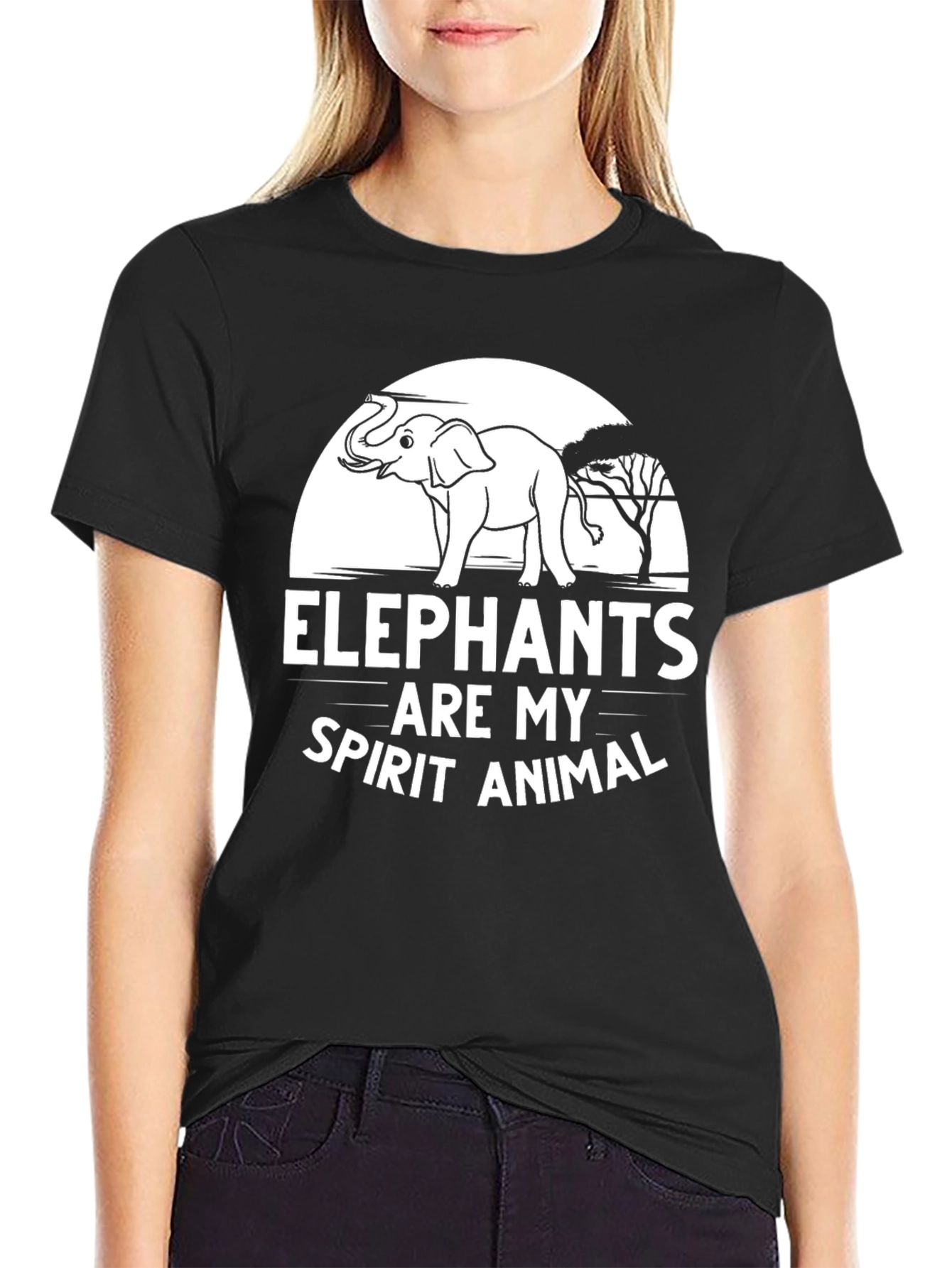 Elephant Spirit Animal Graphic Tee