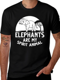 Elephant Spirit Animal Graphic Tee