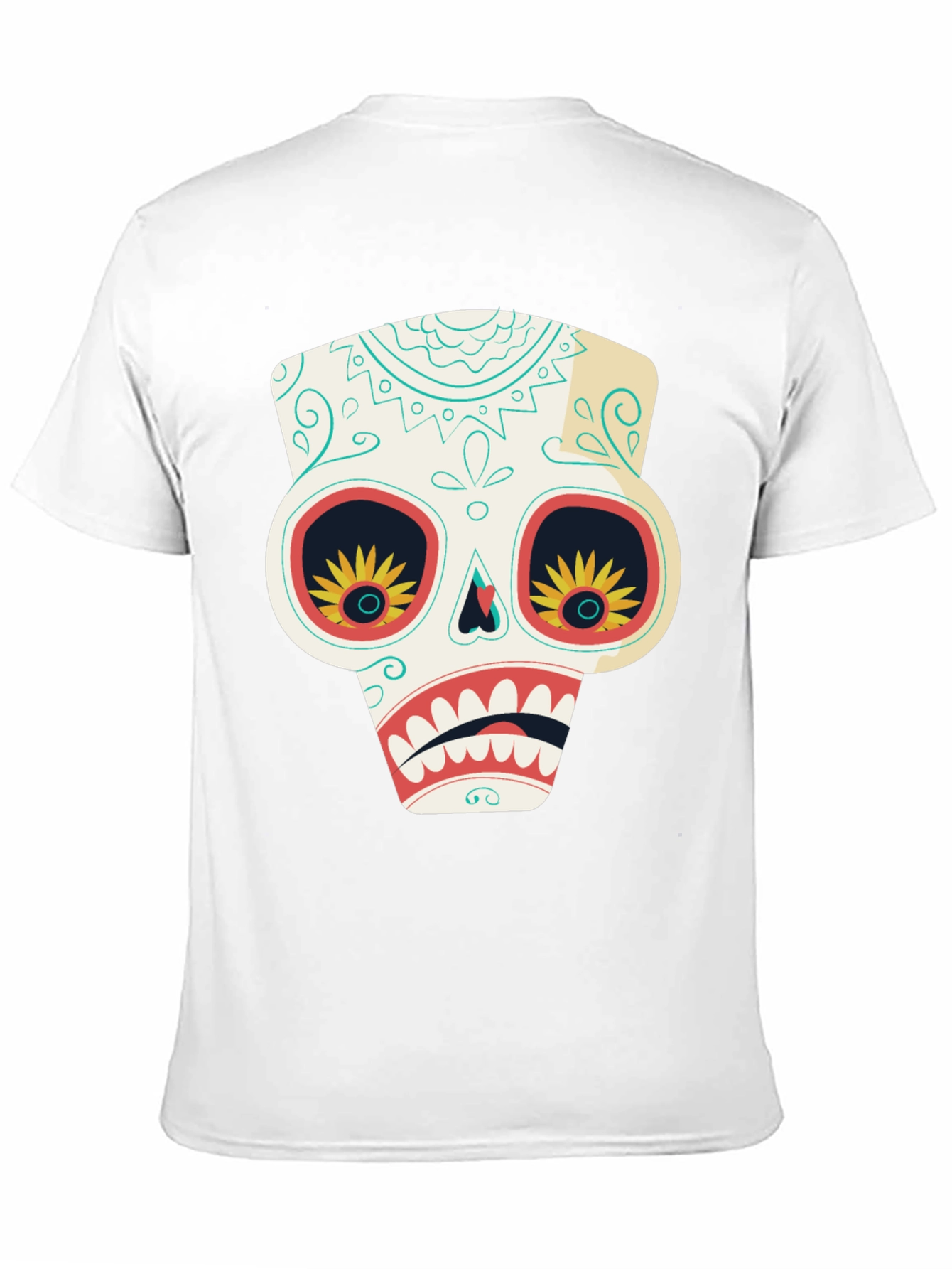 Sugar Skull T-Shirt - Day of the Dead Style