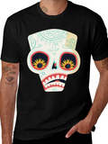 Sugar Skull T-Shirt - Day of the Dead Style