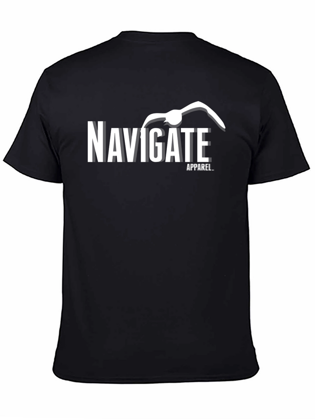Navigate Apparel Black Graphic T-Shirt