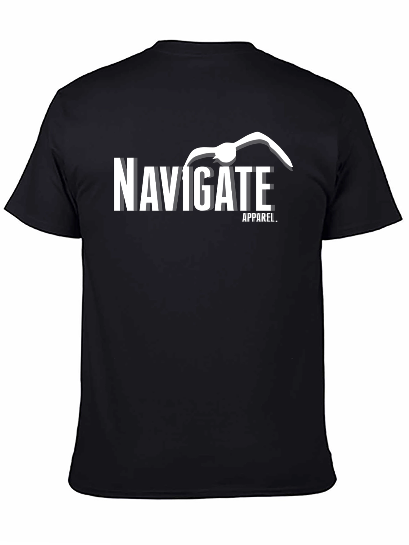 Navigate Apparel Black Graphic T-Shirt
