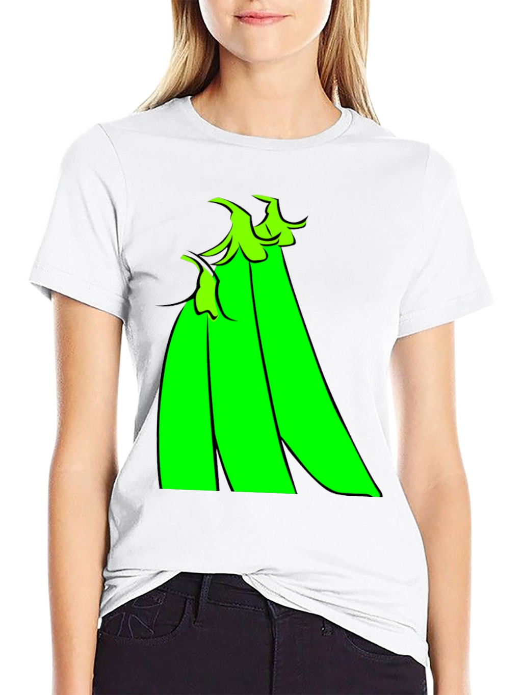 Pea Pod Graphic Tee - Organic Cotton