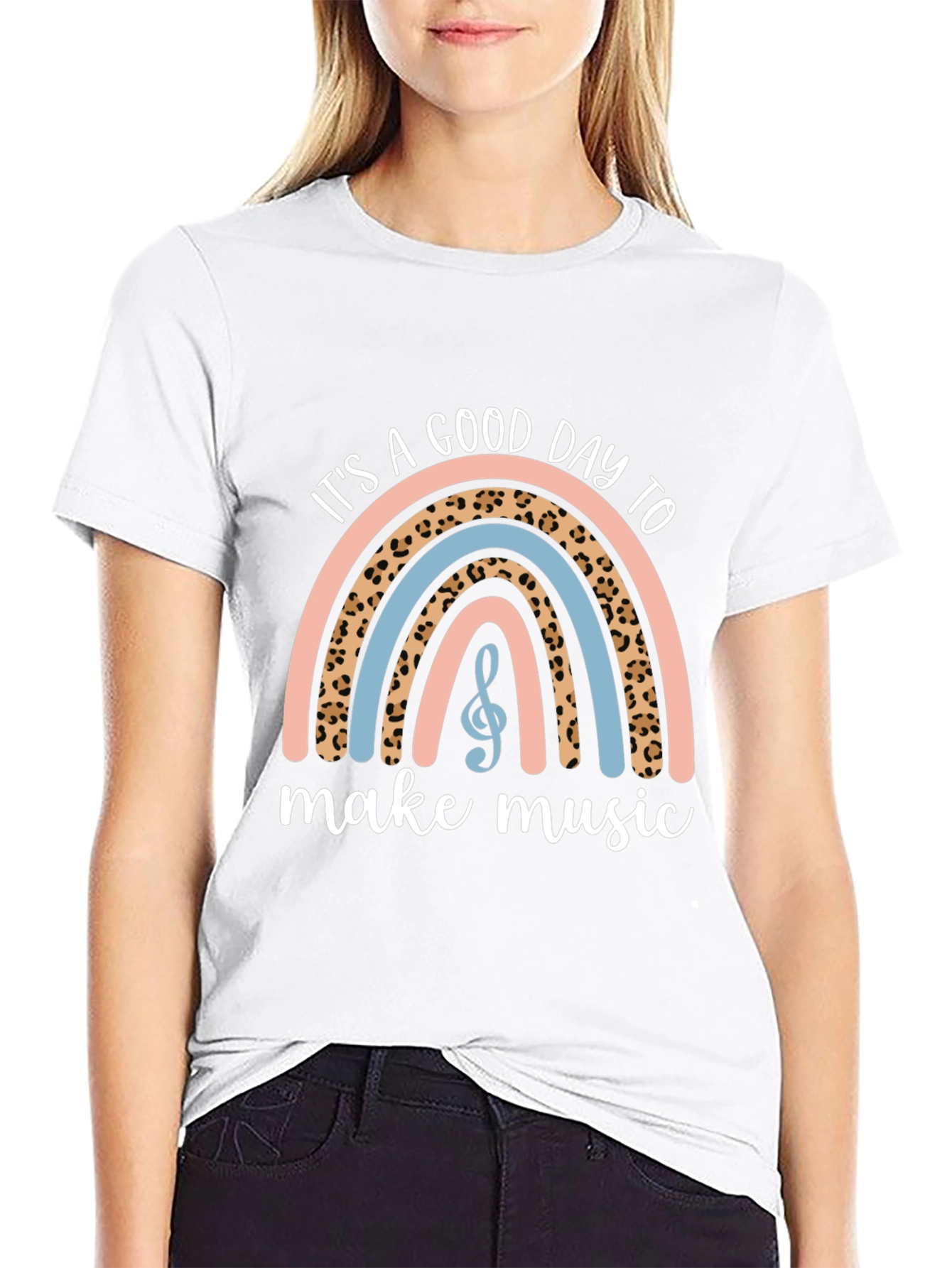 Its a Good Day to Make Music Rainbow T-Shirt