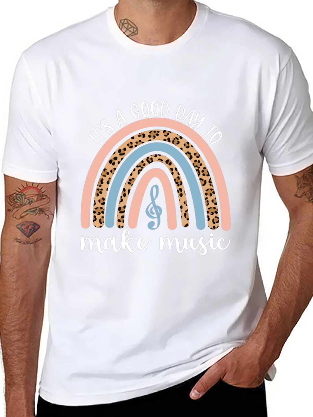 Its a Good Day to Make Music Rainbow T-Shirt