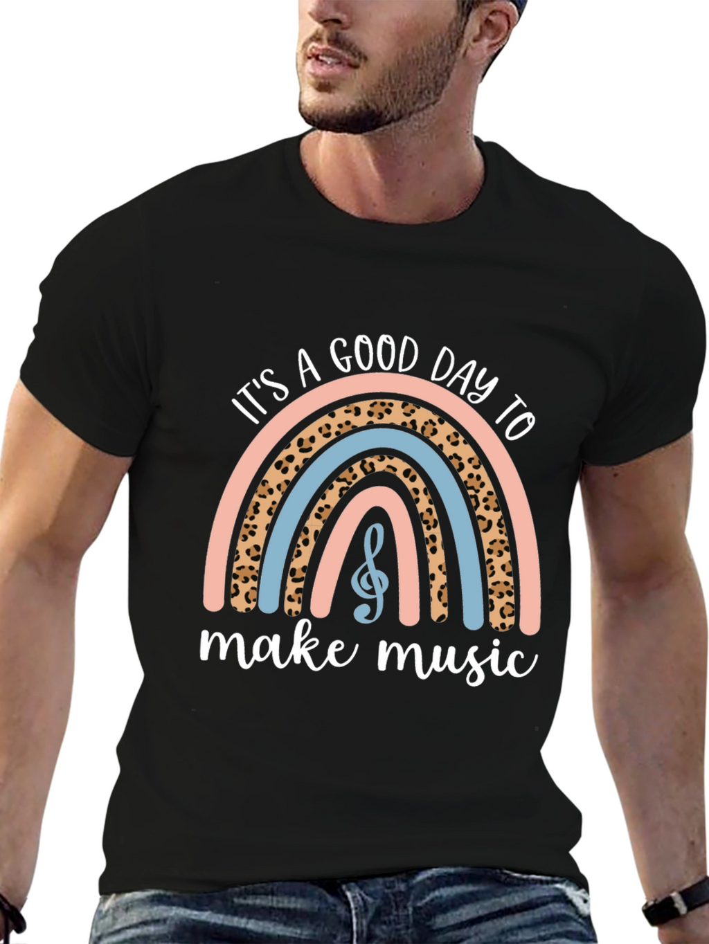 Its a Good Day to Make Music Rainbow T-Shirt