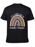 Its a Good Day to Make Music Rainbow T-Shirt