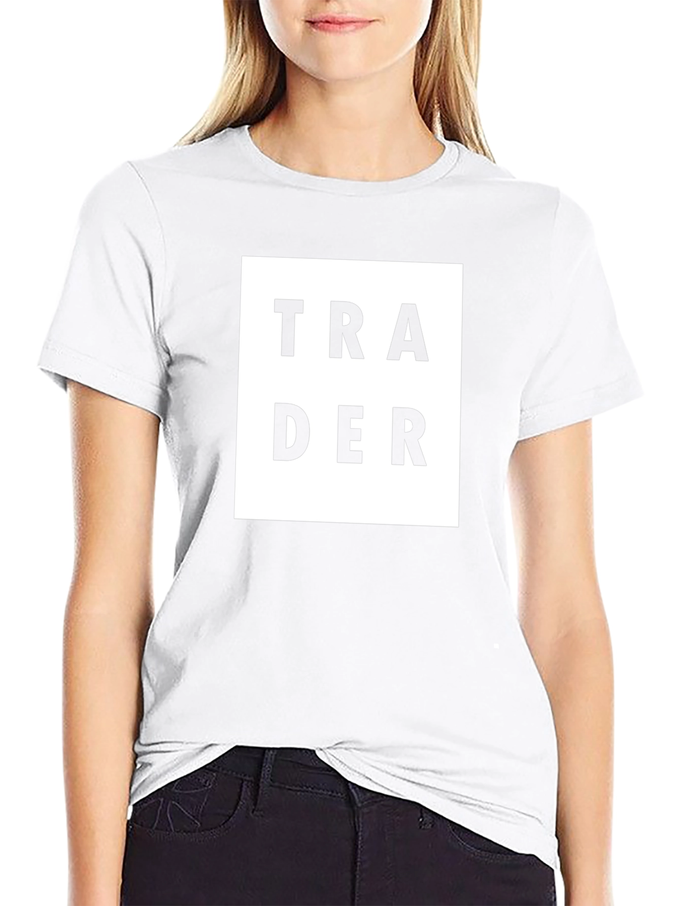 Trader Tee - Black Cotton Short Sleeve