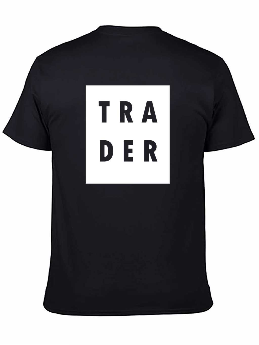 Trader Tee - Black Cotton Short Sleeve