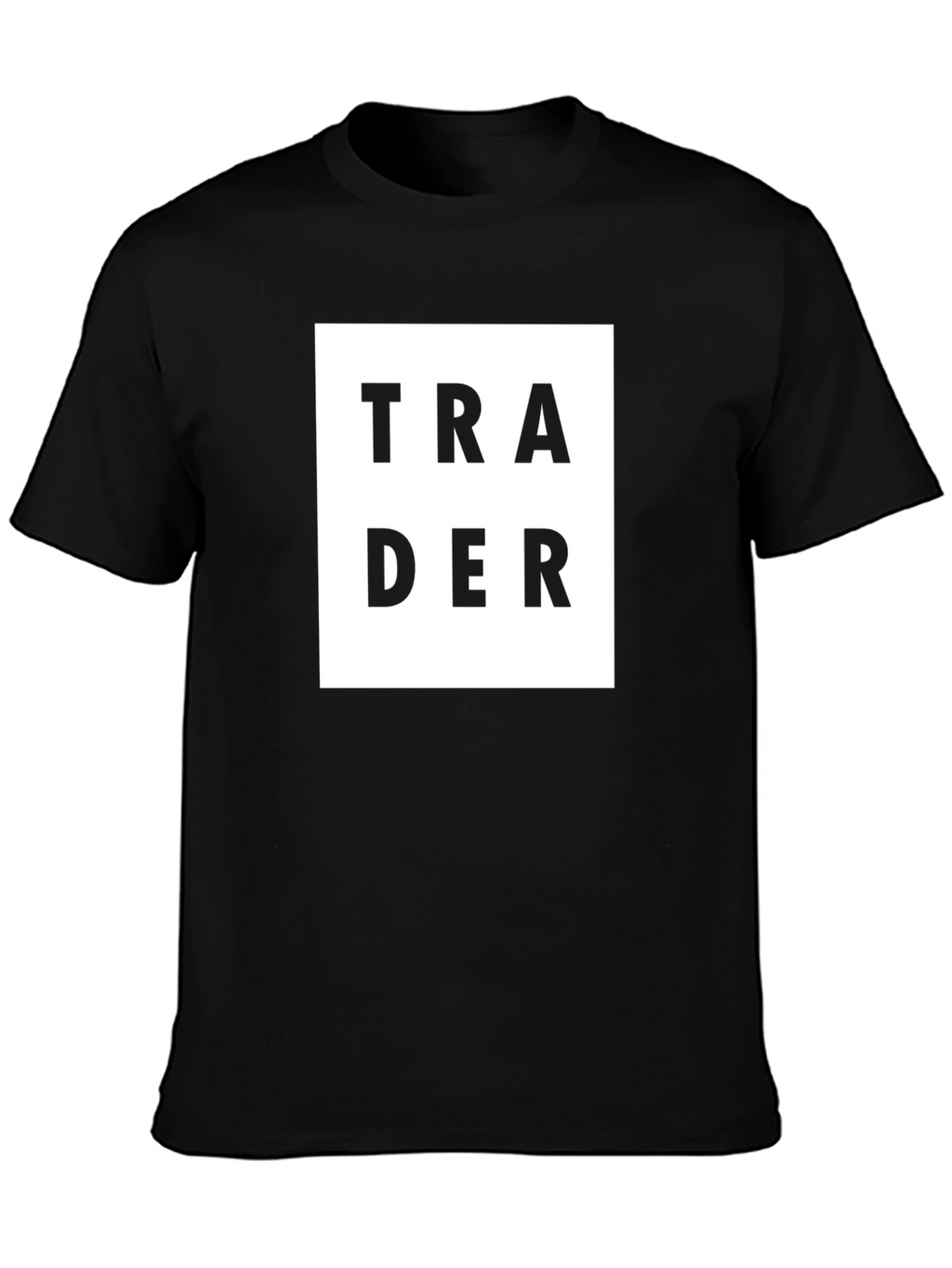Trader Tee - Black Cotton Short Sleeve