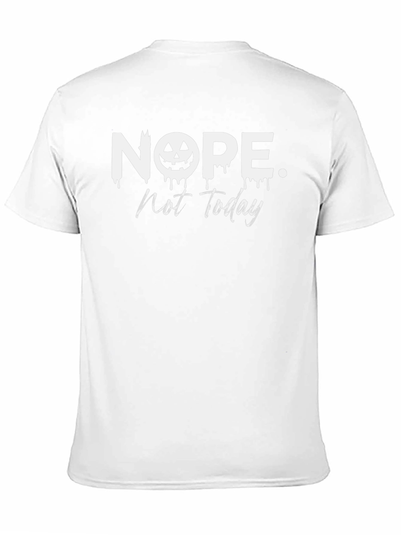 Nope Not Today Halloween Pumpkin T-Shirt
