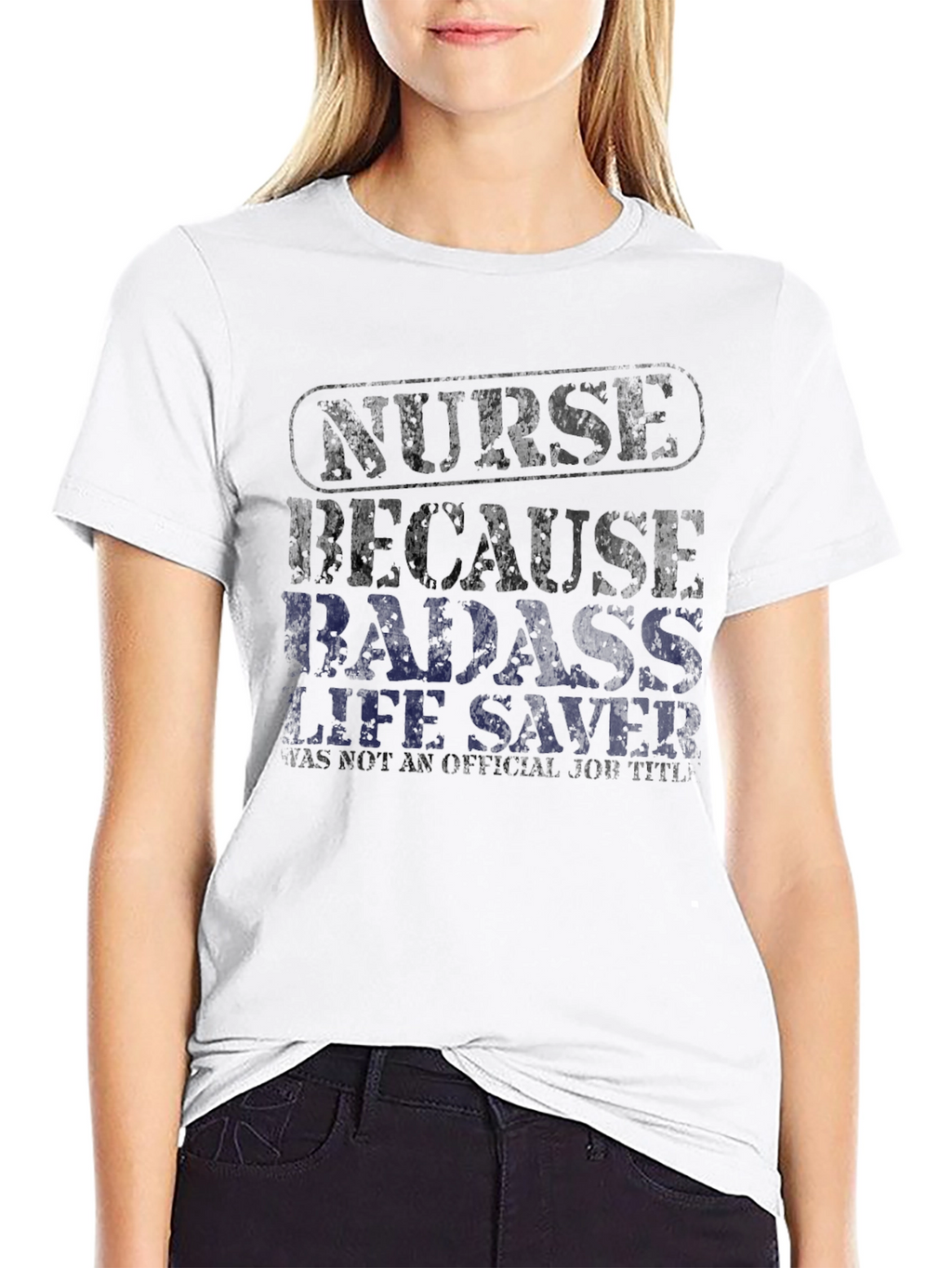 Nurse Badass Life Saver Graphic T-Shirt