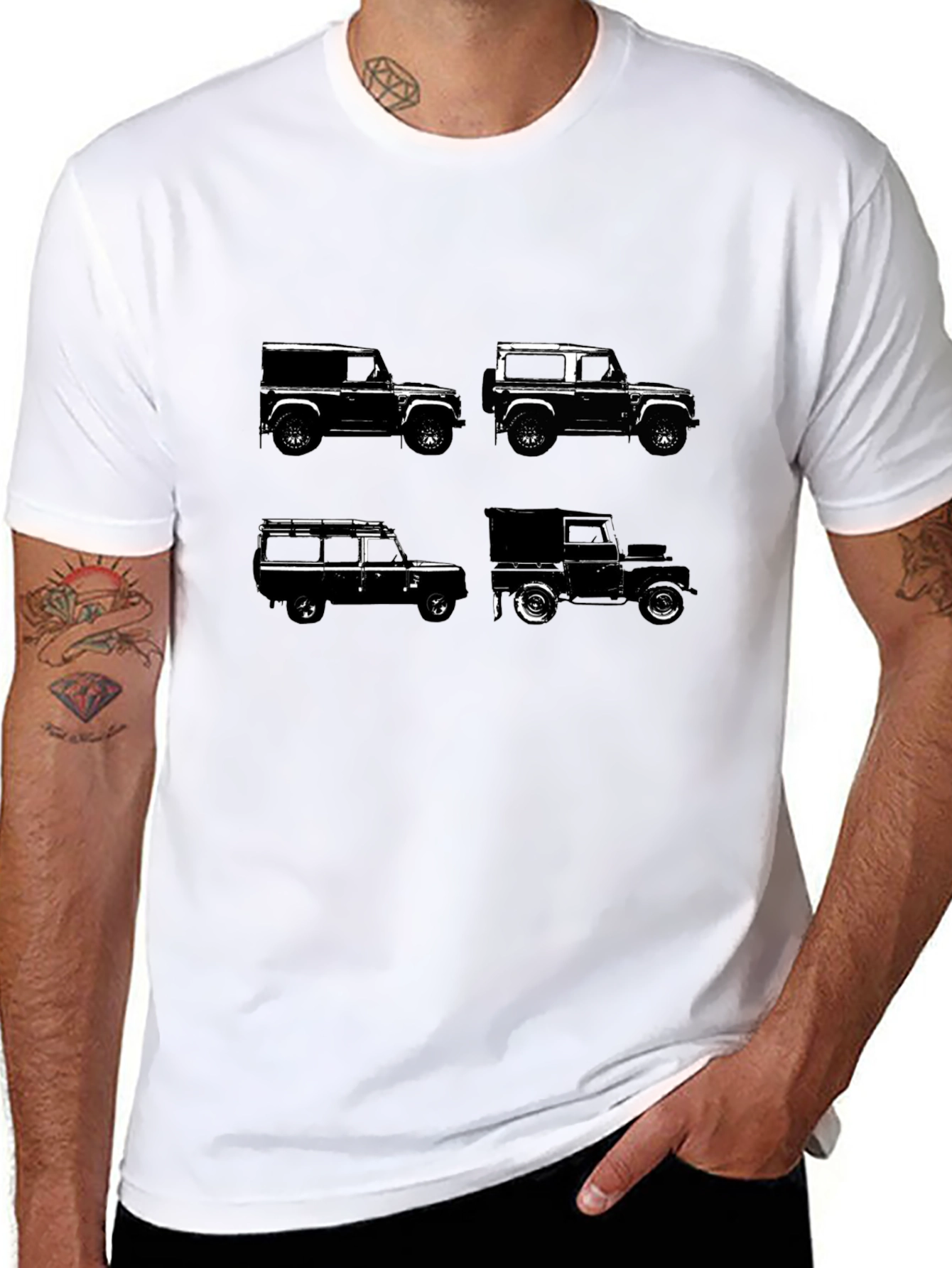 Land Rover Defender T-Shirt - Black