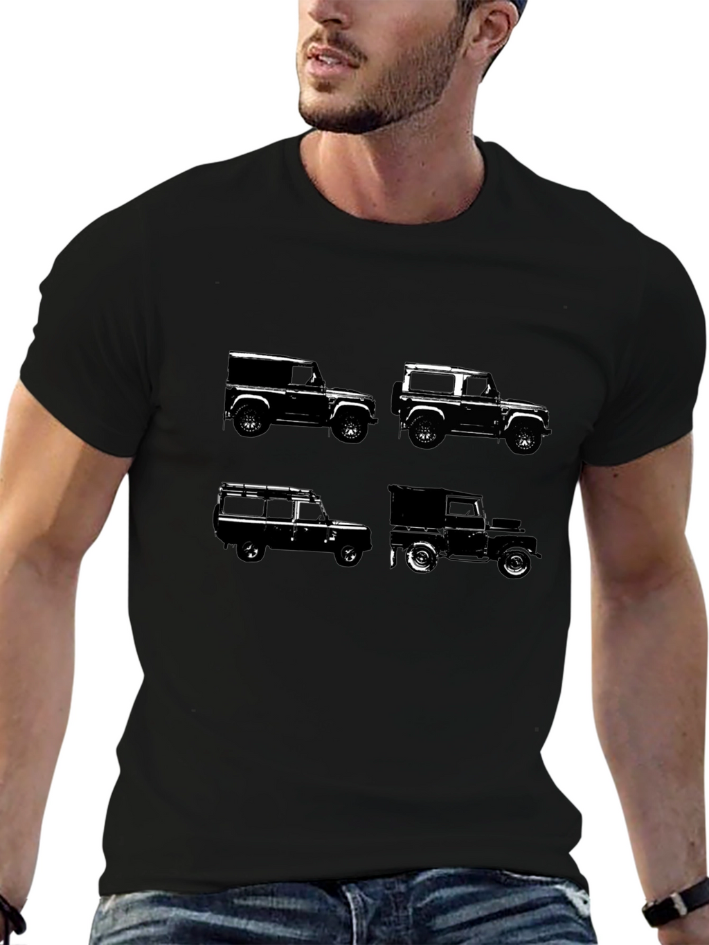 Land Rover Defender T-Shirt - Black