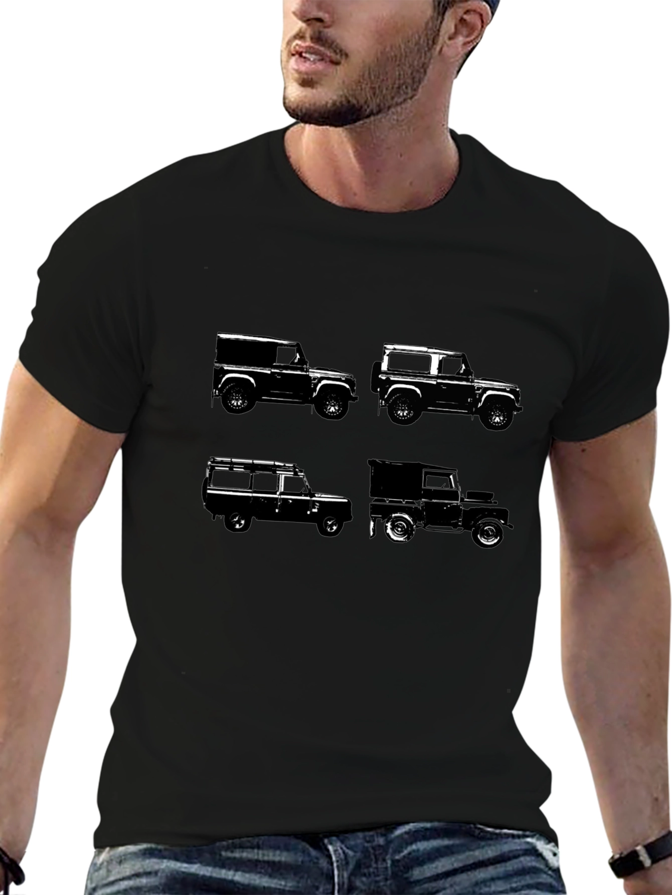 Land Rover Defender T-Shirt - Black