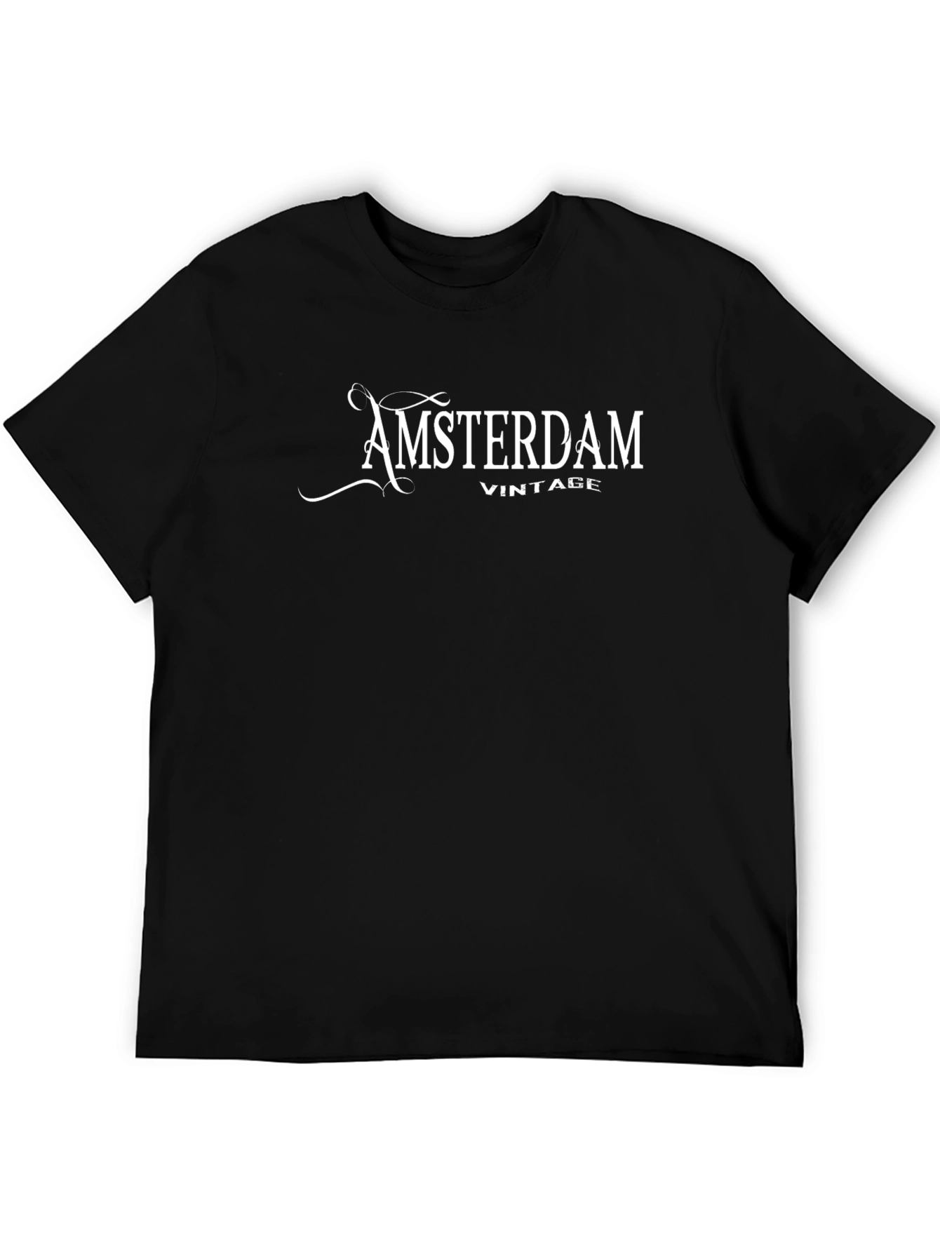 Amsterdam Vintage Black T-Shirt