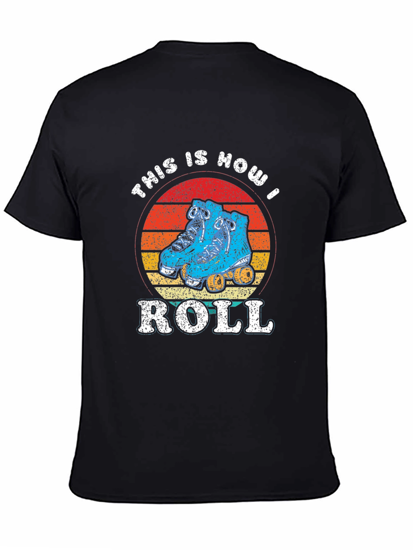This Is How I Roll Roller Skate T-Shirt Retro Style