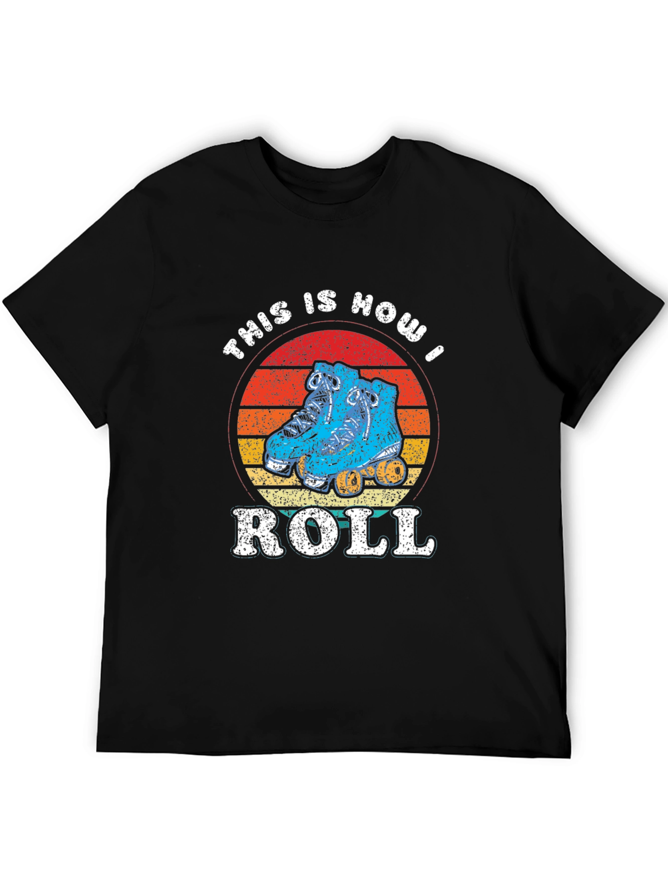 This Is How I Roll Roller Skate T-Shirt Retro Style