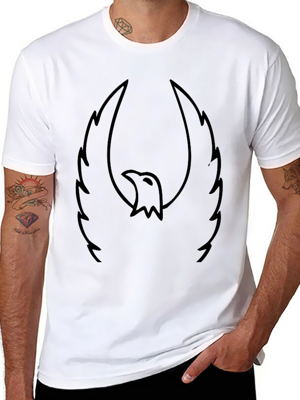 Phoenix Graphic Black T-Shirt