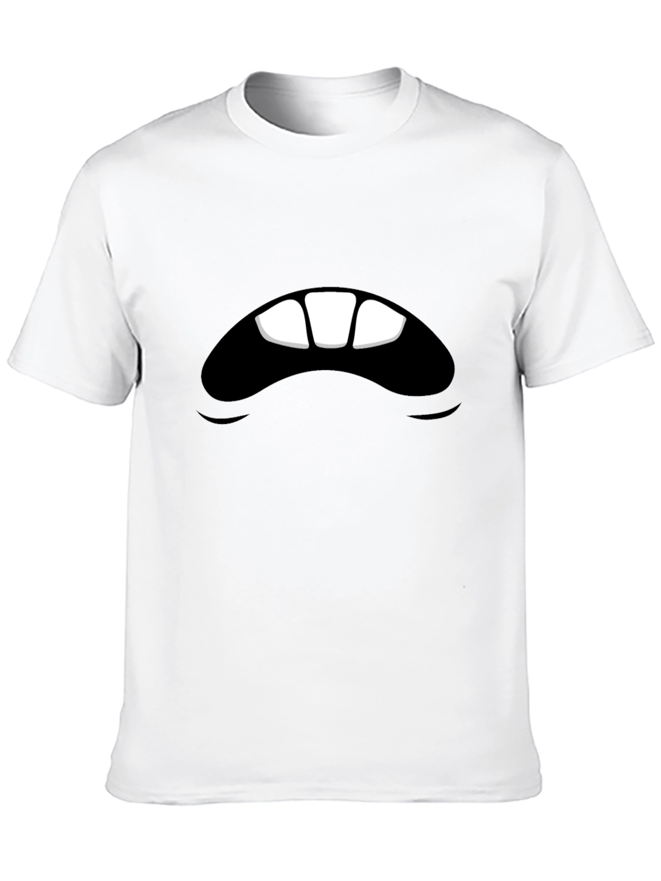 Monster Mouth Black Graphic Tee