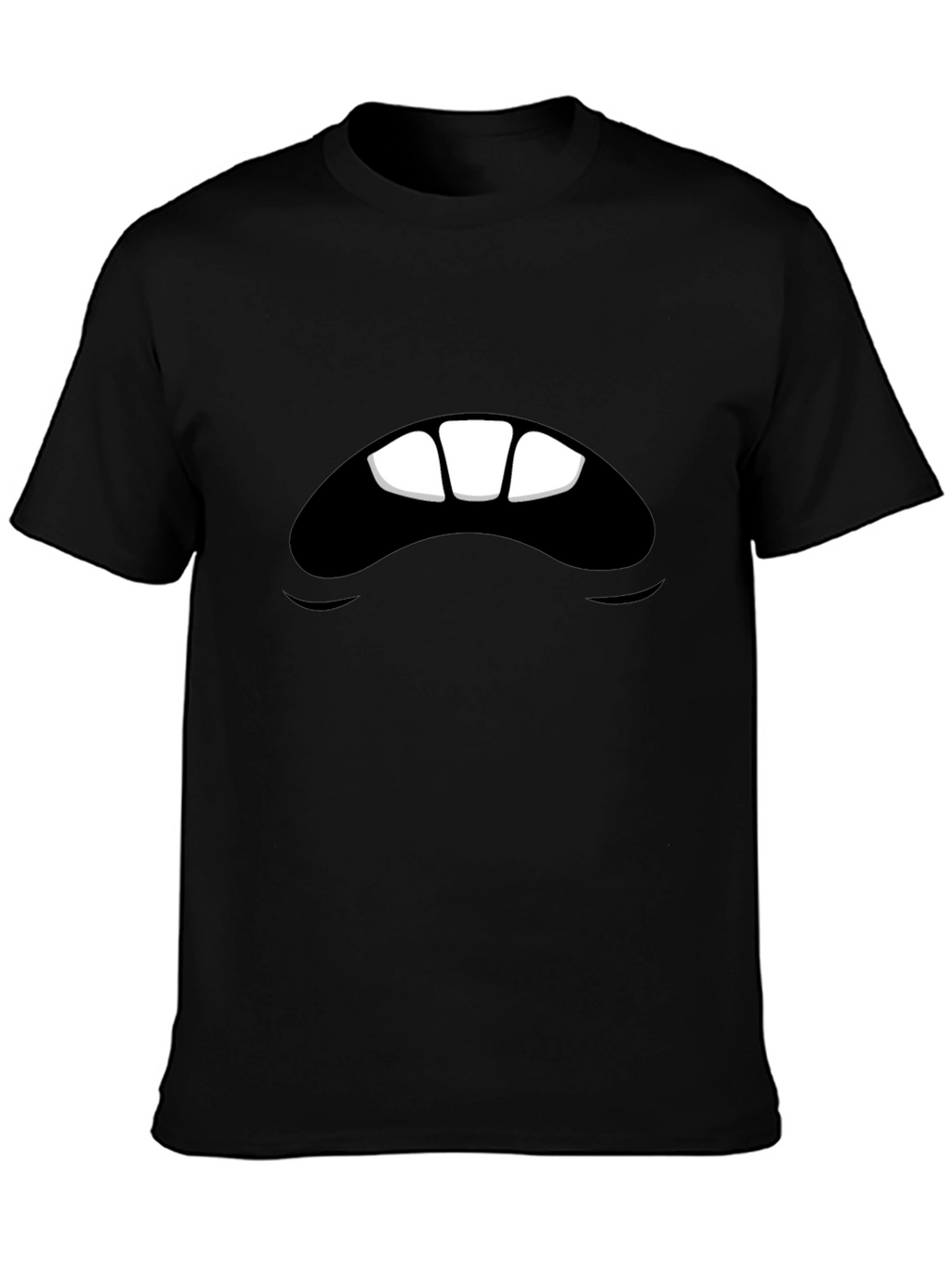 Monster Mouth Black Graphic Tee