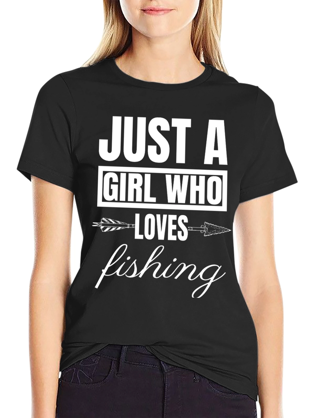 Just A Girl Who Loves Fishing T-Shirt