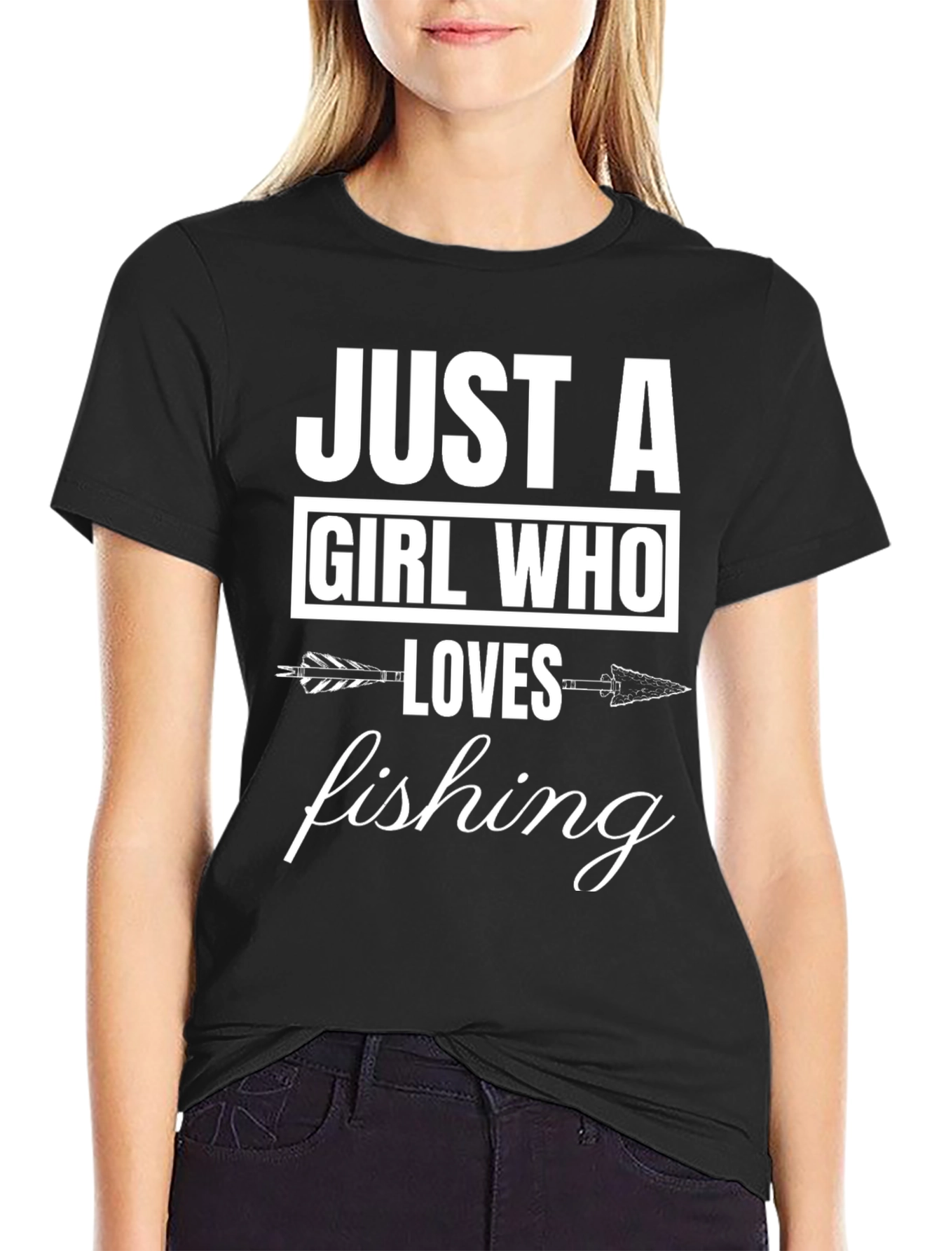 Just A Girl Who Loves Fishing T-Shirt