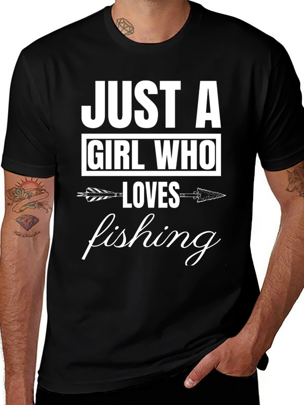 Just A Girl Who Loves Fishing T-Shirt