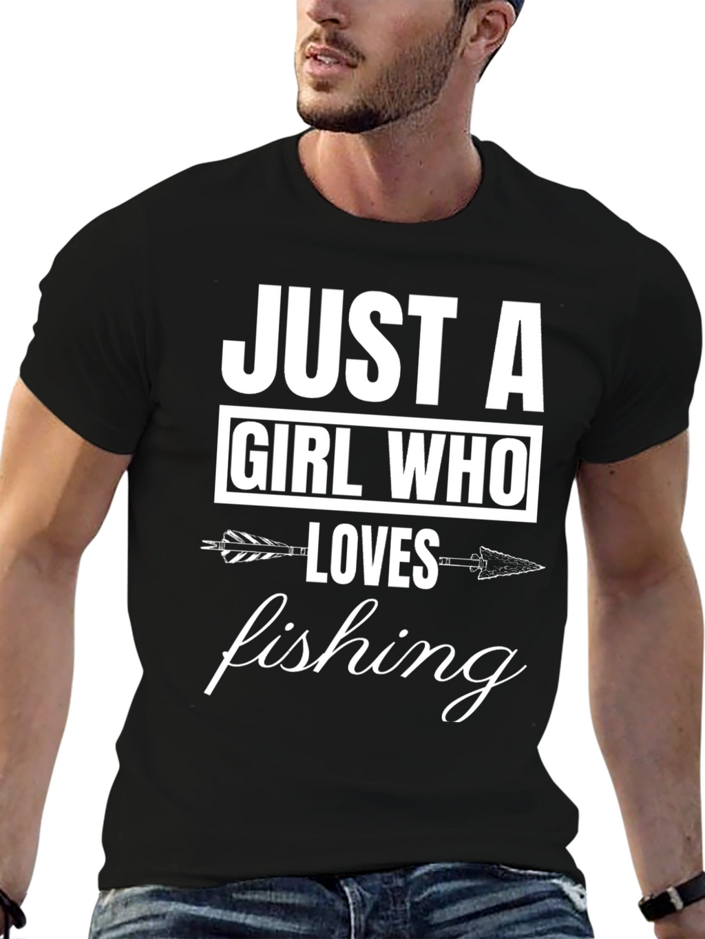 Just A Girl Who Loves Fishing T-Shirt