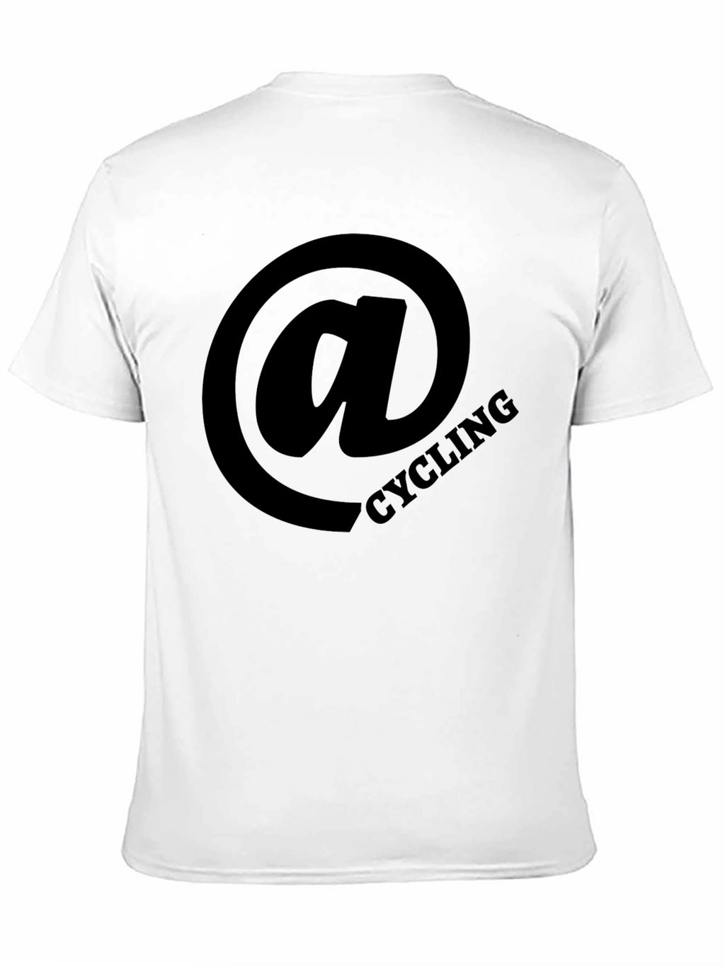 Cycling at Sign Black T-Shirt