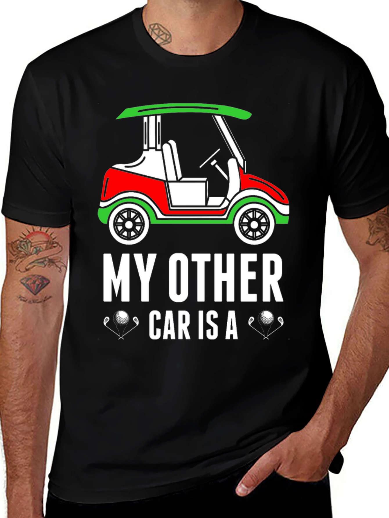 Golf Cart T-Shirt - My Other Car
