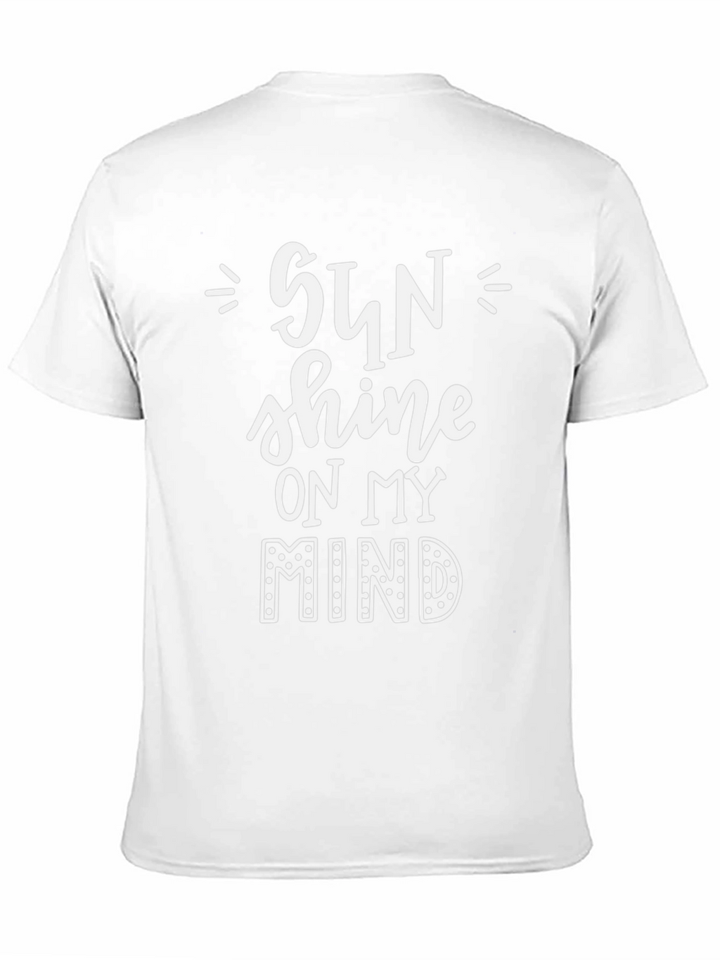 Sun Shine on My Mind Graphic Tee - Black