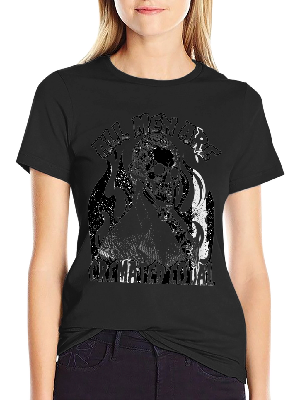 All Men Are Cremated Equal Graphic Tee