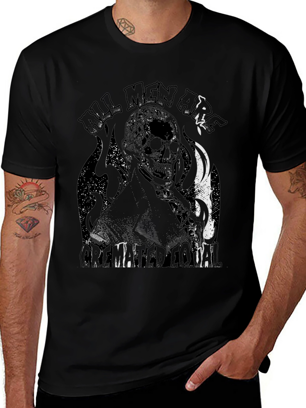 All Men Are Cremated Equal Graphic Tee