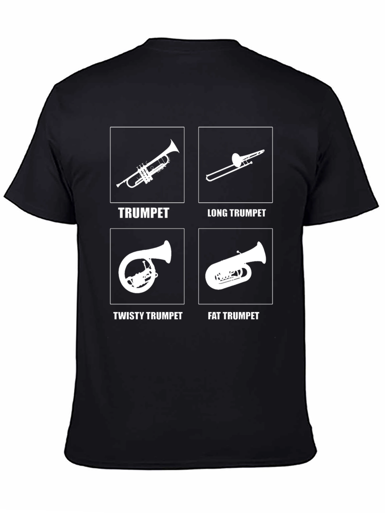 Funny Trumpet T-Shirt - Novelty Band Instrument Tee