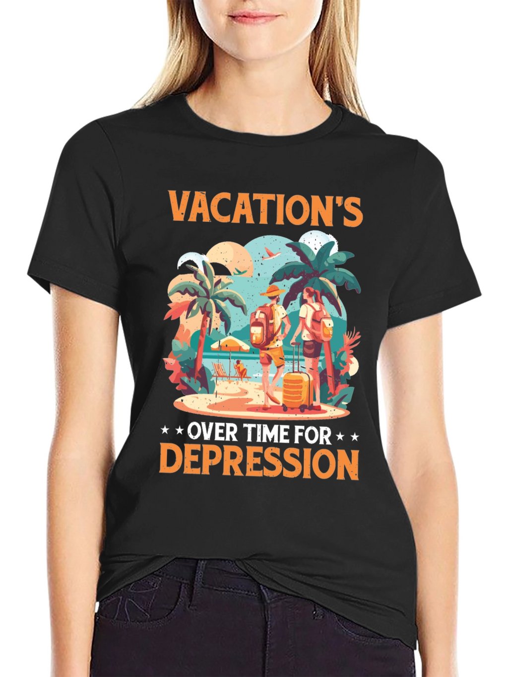 Vacations Over Funny T-Shirt