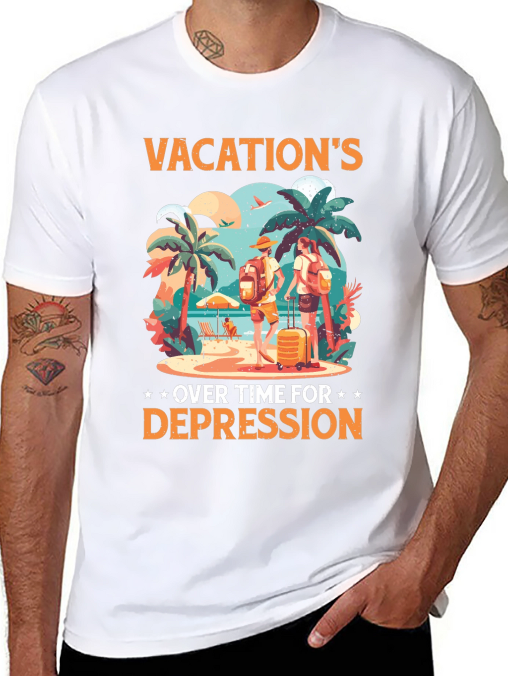 Vacations Over Funny T-Shirt