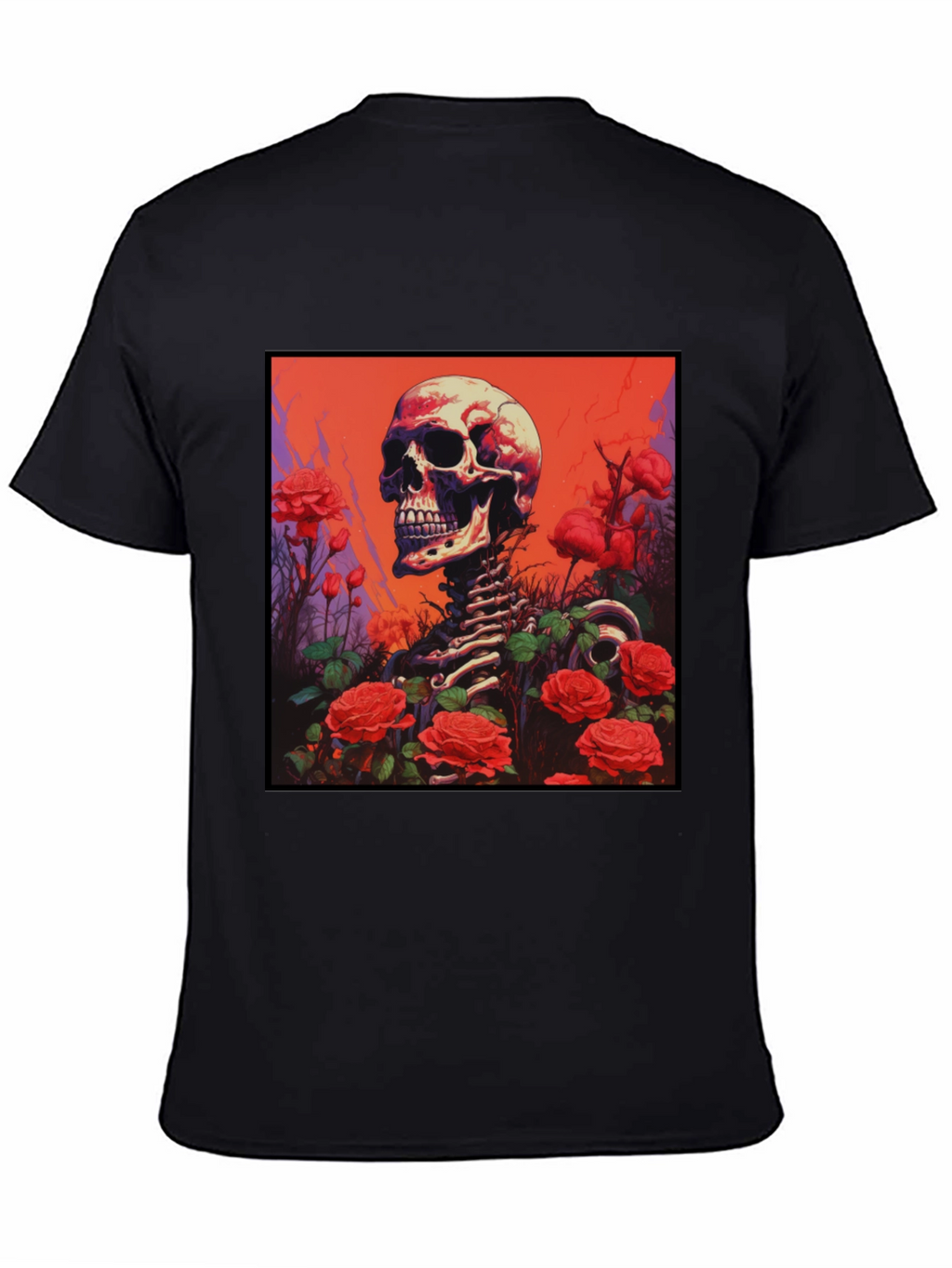 Skeleton & Roses Graphic Tee