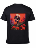 Skeleton & Roses Graphic Tee