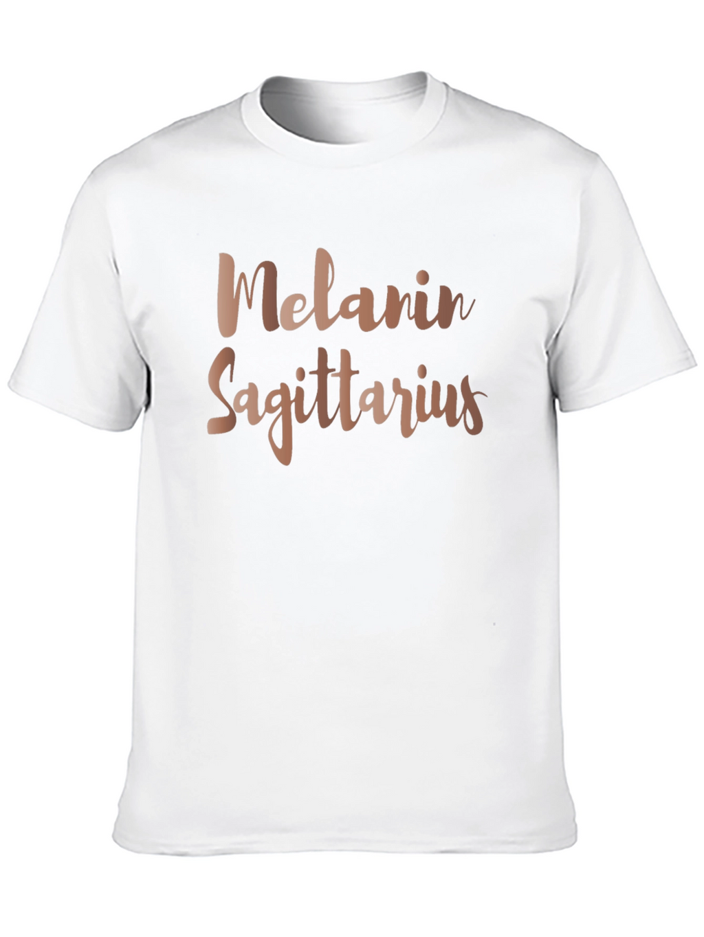 Melanin Sagittarius T-Shirt - Zodiac Sign Tee