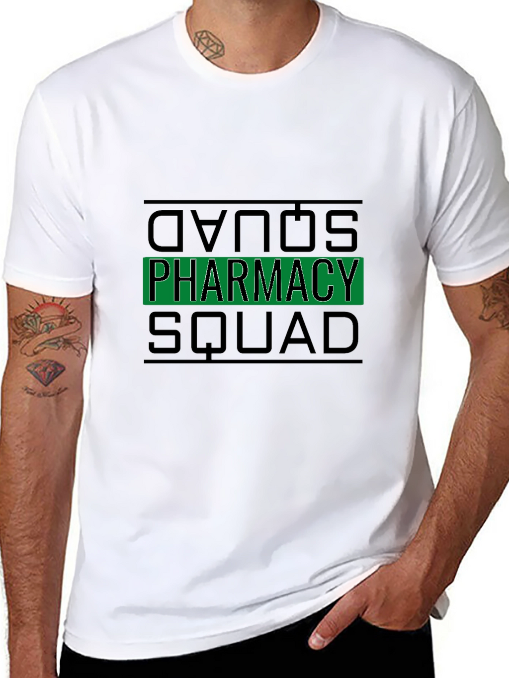 Pharmacy Squad Black T-Shirt