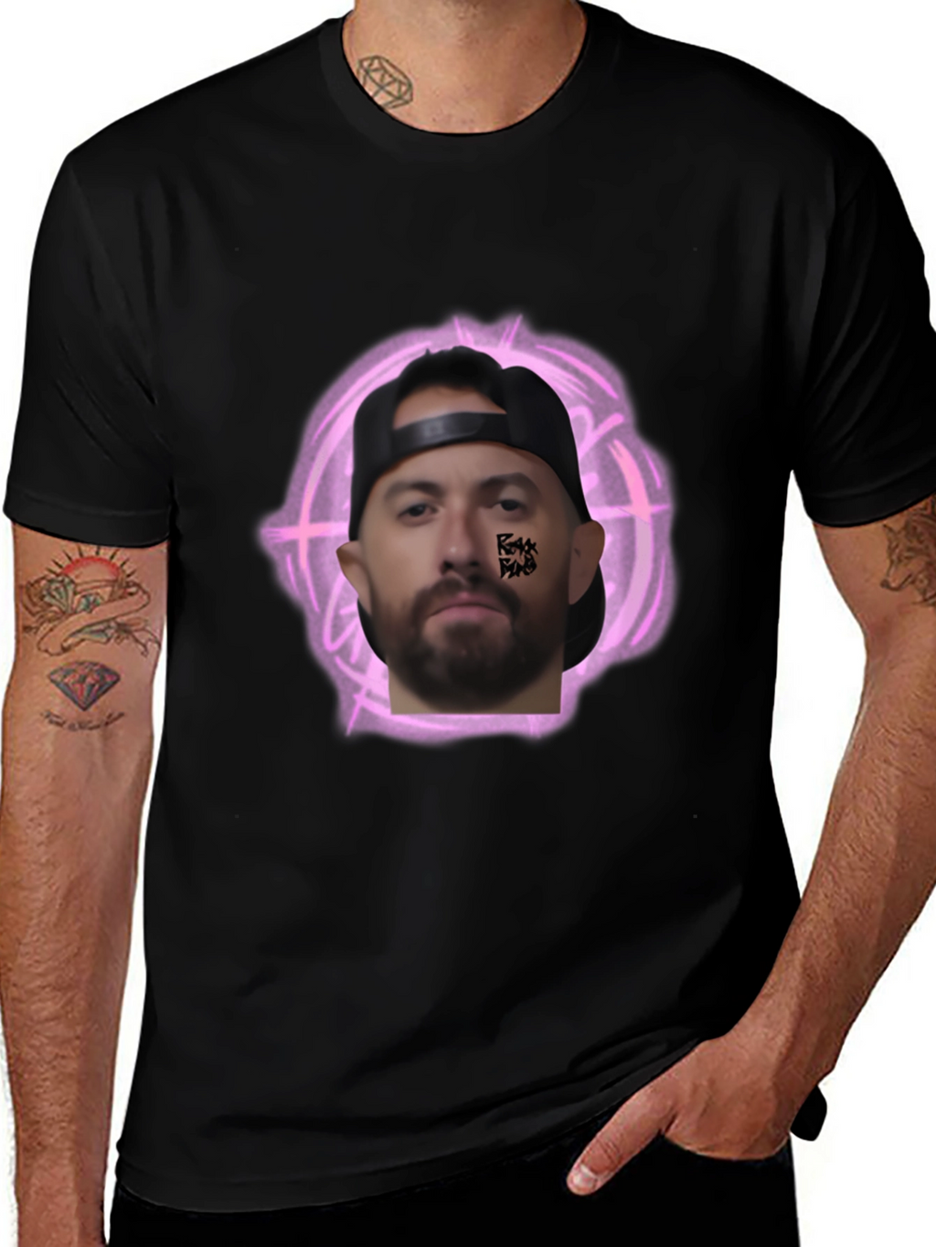 Unique Graphic Tee - Rockstar Design