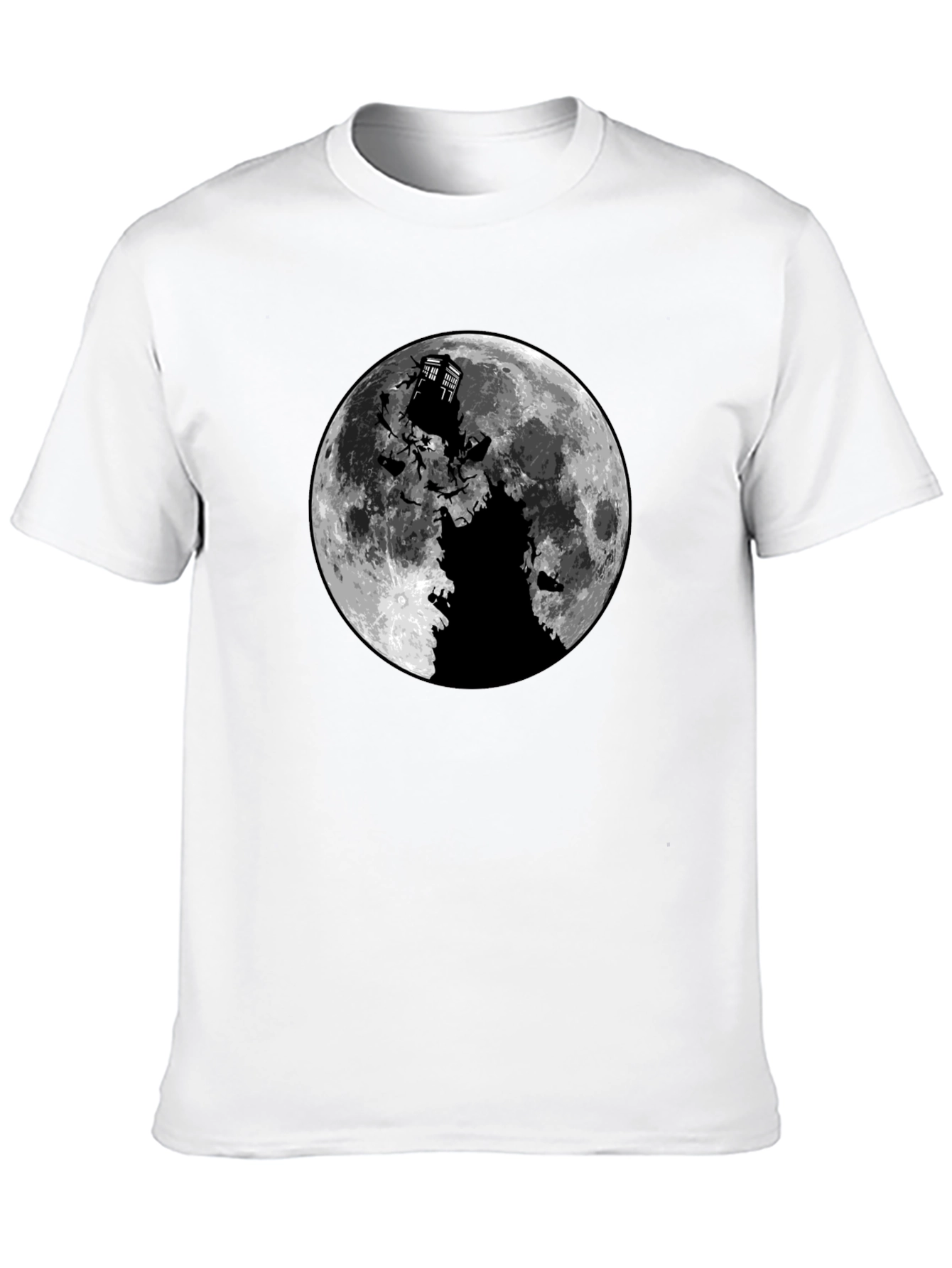Doctor Who Inspired Moon T-Shirt