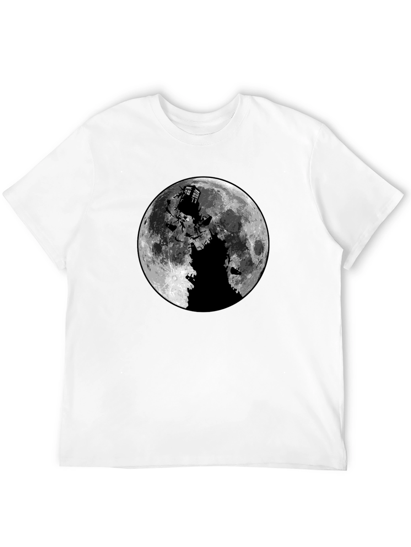 Doctor Who Inspired Moon T-Shirt