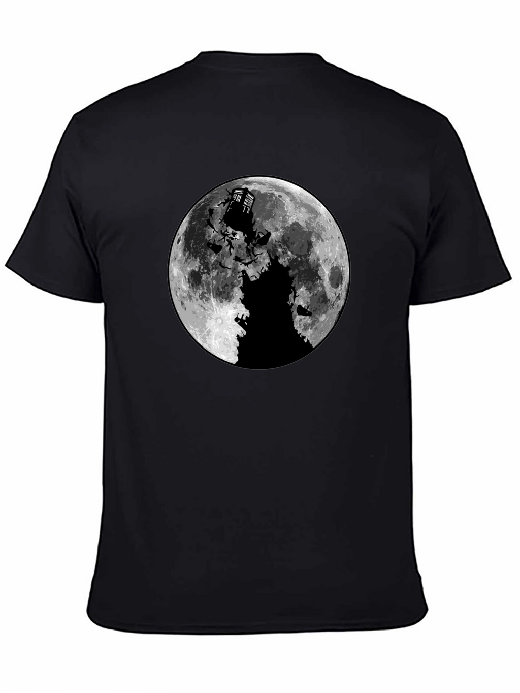 Doctor Who Inspired Moon T-Shirt