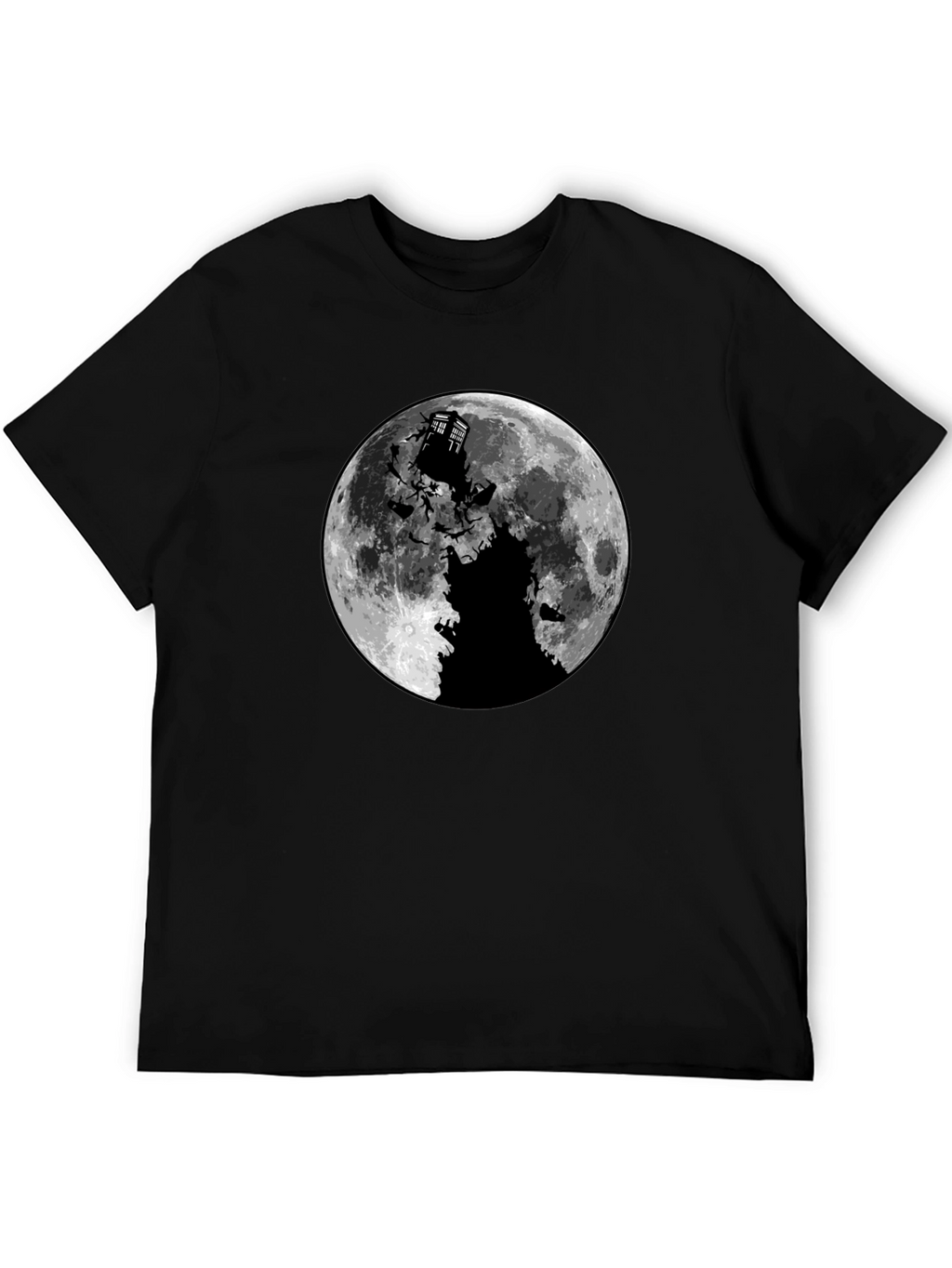 Doctor Who Inspired Moon T-Shirt