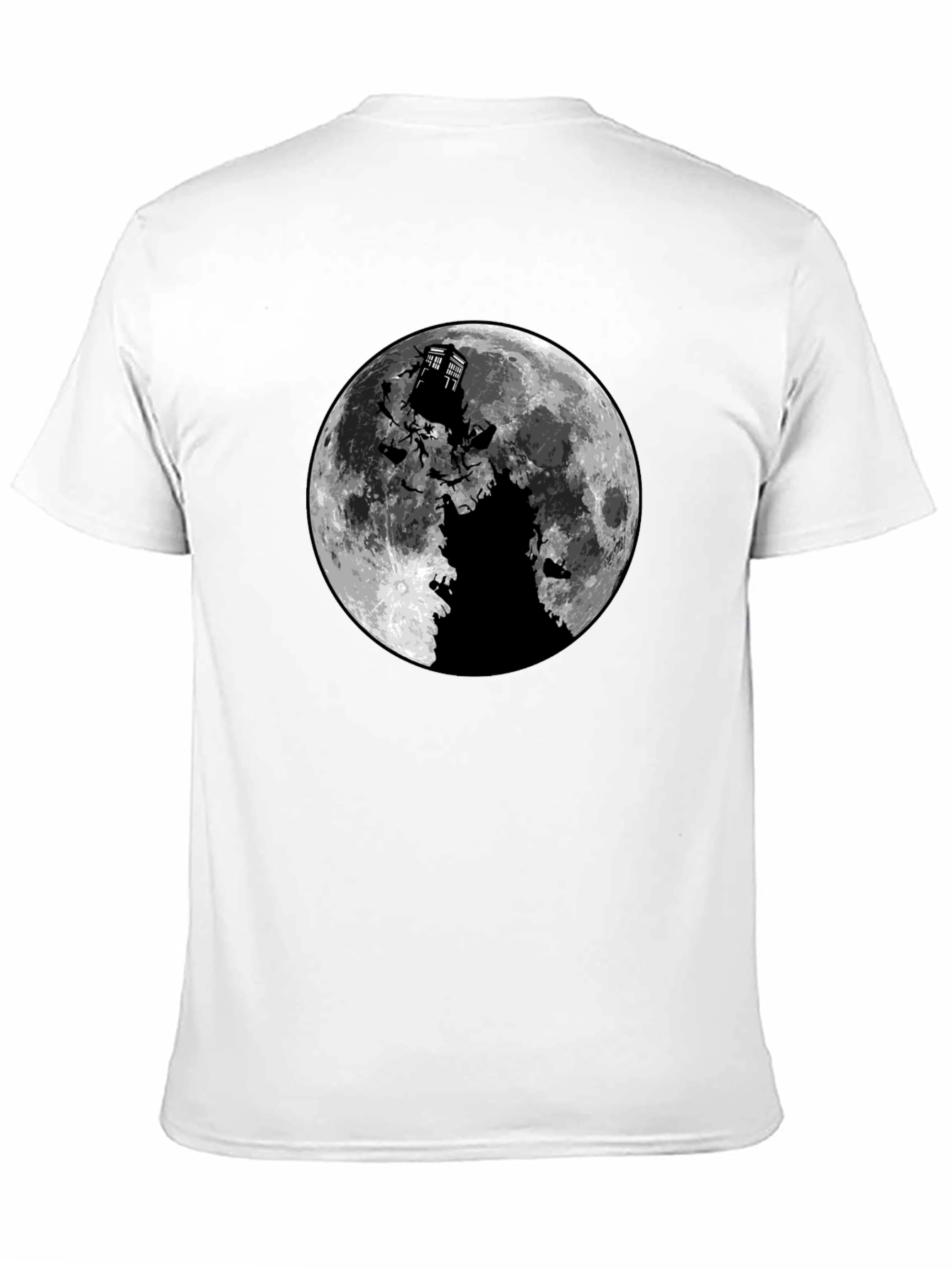 Doctor Who Inspired Moon T-Shirt