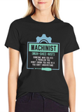 Machinist Definition Graphic T-Shirt